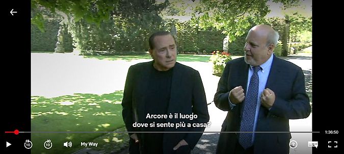 Berlusconi con Alan Friedman
